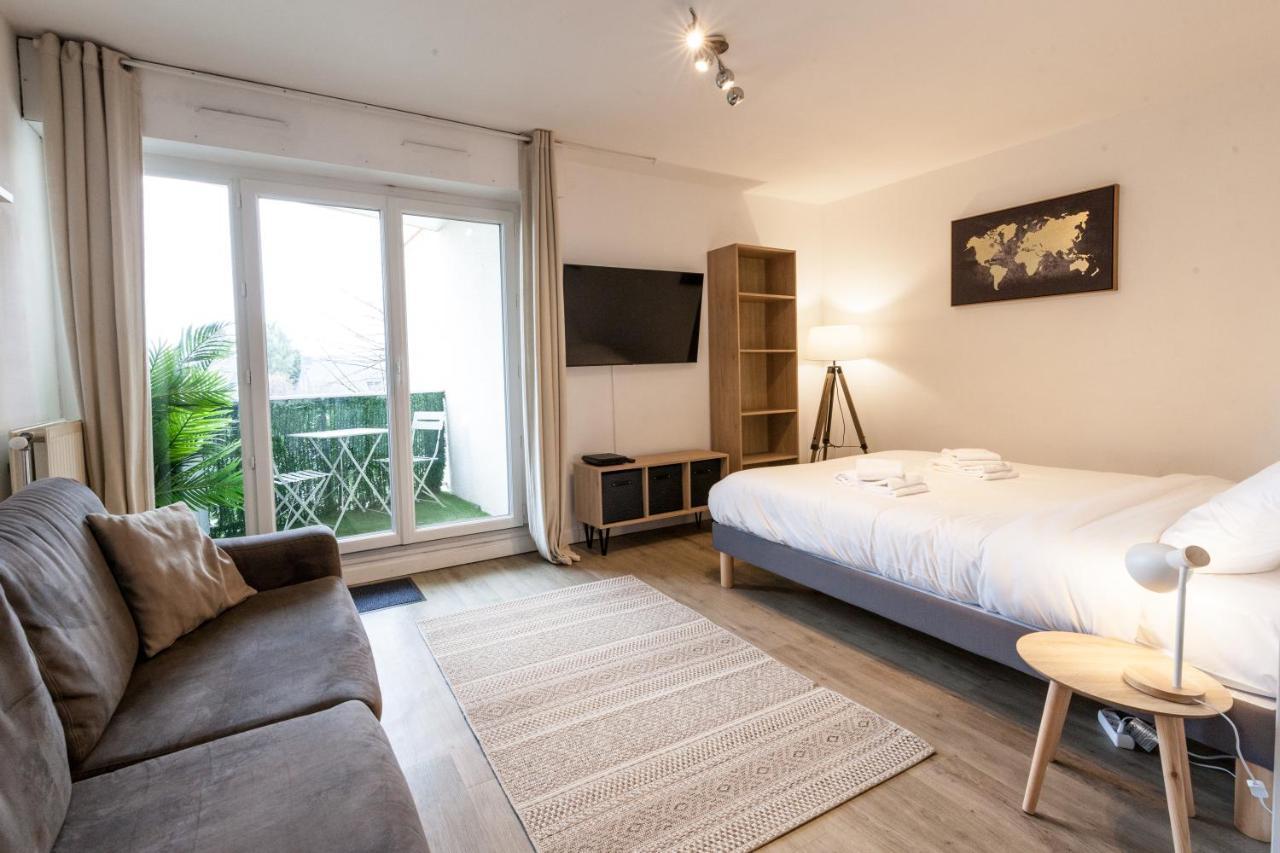 Ty Kernoguet - Studio - Parking - Wifi- Balcon วานส์ ภายนอก รูปภาพ